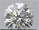 Natural Diamond 0.45 Carats, Round with Excellent Cut, J Color, VS2 Clarity and Certified by GIA