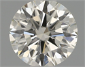 Natural Diamond 0.50 Carats, Round with Excellent Cut, I Color, VS2 Clarity and Certified by IGI