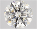 Natural Diamond 3.01 Carats, Round with Excellent Cut, H Color, VS1 Clarity and Certified by GIA