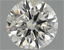 Natural Diamond 0.41 Carats, Round with Very Good Cut, H Color, I1 Clarity and Certified by IGI