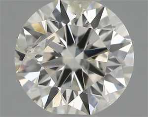 Picture of Natural Diamond 0.41 Carats, Round with Very Good Cut, H Color, I1 Clarity and Certified by IGI