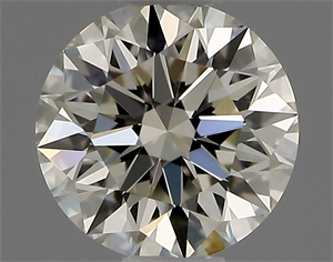 Picture of Natural Diamond 0.41 Carats, Round with Excellent Cut, J Color, IF Clarity and Certified by IGI