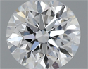 Natural Diamond 0.40 Carats, Round with Excellent Cut, D Color, VVS1 Clarity and Certified by GIA