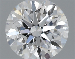 Picture of Natural Diamond 0.40 Carats, Round with Excellent Cut, D Color, VVS1 Clarity and Certified by GIA