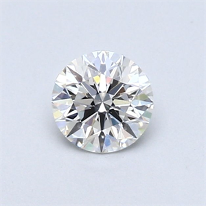 Picture of Natural Diamond 0.44 Carats, Round with Very Good Cut, F Color, VS2 Clarity and Certified by GIA