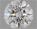 Natural Diamond 0.51 Carats, Round with Very Good Cut, E Color, I1 Clarity and Certified by GIA