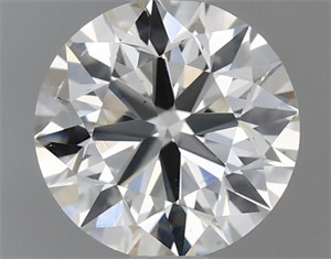 Picture of Natural Diamond 0.45 Carats, Round with Excellent Cut, I Color, SI1 Clarity and Certified by IGI