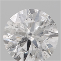 Natural Diamond 0.60 Carats, Round with Very Good Cut, E Color, I1 Clarity and Certified by IGI