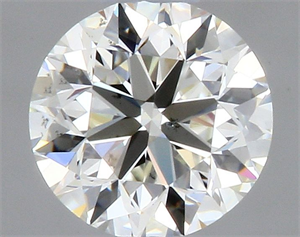 Picture of Natural Diamond 0.40 Carats, Round with Very Good Cut, J Color, SI1 Clarity and Certified by GIA