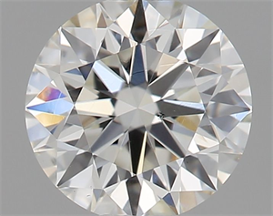 Picture of Natural Diamond 0.40 Carats, Round with Excellent Cut, I Color, SI1 Clarity and Certified by GIA