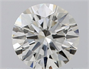 Natural Diamond 0.46 Carats, Round with Excellent Cut, I Color, VVS2 Clarity and Certified by GIA