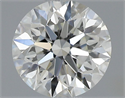 Natural Diamond 0.41 Carats, Round with Excellent Cut, I Color, VVS1 Clarity and Certified by GIA