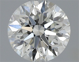 Picture of Natural Diamond 0.41 Carats, Round with Excellent Cut, I Color, VVS1 Clarity and Certified by GIA