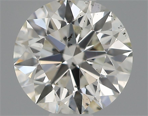 Picture of Natural Diamond 0.50 Carats, Round with Excellent Cut, H Color, SI1 Clarity and Certified by IGI