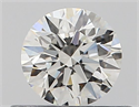 Natural Diamond 0.43 Carats, Round with Excellent Cut, I Color, VVS2 Clarity and Certified by GIA