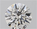 Natural Diamond 0.42 Carats, Round with Excellent Cut, D Color, SI2 Clarity and Certified by GIA