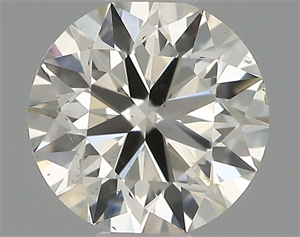 Picture of Natural Diamond 0.41 Carats, Round with Excellent Cut, H Color, SI2 Clarity and Certified by IGI