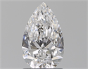 Natural Diamond 1.00 Carats, Pear with  Cut, D Color, SI1 Clarity and Certified by GIA