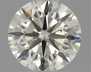 Picture of Natural Diamond 0.52 Carats, Round with Excellent Cut, K Color, SI1 Clarity and Certified by IGI