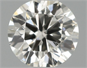 Natural Diamond 0.40 Carats, Round with Good Cut, I Color, SI1 Clarity and Certified by IGI