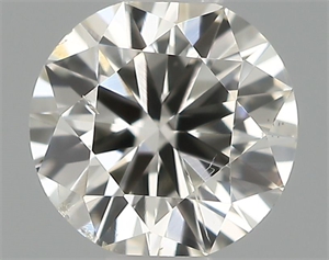 Picture of Natural Diamond 0.40 Carats, Round with Good Cut, I Color, SI1 Clarity and Certified by IGI