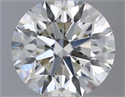 Natural Diamond 0.40 Carats, Round with Excellent Cut, H Color, SI1 Clarity and Certified by IGI