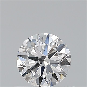 Picture of Natural Diamond 0.40 Carats, Round with Excellent Cut, D Color, SI2 Clarity and Certified by GIA