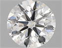 Natural Diamond 1.50 Carats, Round with Excellent Cut, D Color, VS2 Clarity and Certified by GIA