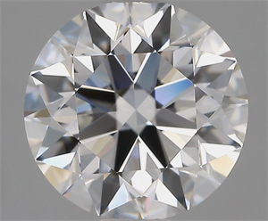 Picture of Natural Diamond 2.00 Carats, Round with Excellent Cut, F Color, VS1 Clarity and Certified by GIA