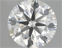 Natural Diamond 1.95 Carats, Round with Excellent Cut, G Color, VVS1 Clarity and Certified by IGI