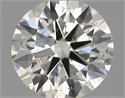 Natural Diamond 0.42 Carats, Round with Excellent Cut, G Color, SI1 Clarity and Certified by IGI