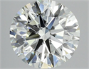 Natural Diamond 2.18 Carats, Round with Excellent Cut, I Color, VS1 Clarity and Certified by GIA