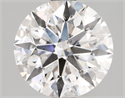 Natural Diamond 2.02 Carats, Round with Excellent Cut, F Color, SI2 Clarity and Certified by GIA