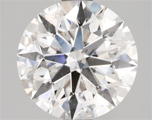 Picture of Natural Diamond 2.02 Carats, Round with Excellent Cut, F Color, SI2 Clarity and Certified by GIA