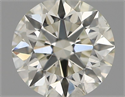 Natural Diamond 0.41 Carats, Round with Excellent Cut, I Color, VS2 Clarity and Certified by IGI