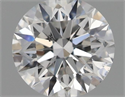 Natural Diamond 0.40 Carats, Round with Excellent Cut, F Color, SI1 Clarity and Certified by GIA