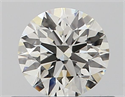 Natural Diamond 0.50 Carats, Round with Excellent Cut, J Color, VS1 Clarity and Certified by GIA