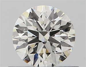 Picture of Natural Diamond 0.50 Carats, Round with Excellent Cut, J Color, VS1 Clarity and Certified by GIA