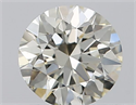 Natural Diamond 0.50 Carats, Round with Excellent Cut, J Color, VS1 Clarity and Certified by IGI