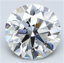 Natural Diamond 5.01 Carats, Round with Excellent Cut, G Color, VS2 Clarity and Certified by GIA