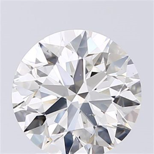 Picture of Natural Diamond 2.01 Carats, Round with Excellent Cut, H Color, SI1 Clarity and Certified by GIA