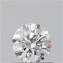 Natural Diamond 0.41 Carats, Round with Excellent Cut, F Color, SI2 Clarity and Certified by GIA