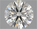 Natural Diamond 2.01 Carats, Round with Excellent Cut, I Color, SI2 Clarity and Certified by GIA