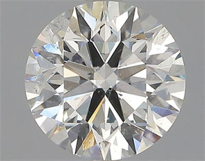 Picture of Natural Diamond 2.01 Carats, Round with Excellent Cut, I Color, SI2 Clarity and Certified by GIA