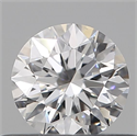 Natural Diamond 0.40 Carats, Round with Excellent Cut, D Color, VS2 Clarity and Certified by GIA