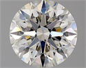 Natural Diamond 2.01 Carats, Round with Excellent Cut, J Color, VVS1 Clarity and Certified by GIA