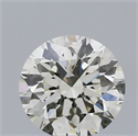 Natural Diamond 0.41 Carats, Round with Excellent Cut, I Color, SI1 Clarity and Certified by IGI