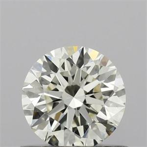 Picture of Natural Diamond 0.51 Carats, Round with Excellent Cut, K Color, VS1 Clarity and Certified by IGI