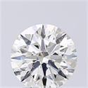 Natural Diamond 1.90 Carats, Round with Excellent Cut, I Color, SI2 Clarity and Certified by GIA