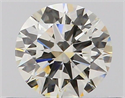 Natural Diamond 0.41 Carats, Round with Excellent Cut, I Color, VVS1 Clarity and Certified by GIA